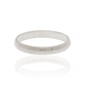 RHODIUM PLATED RING