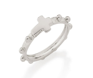RHODIUM PLATED RING