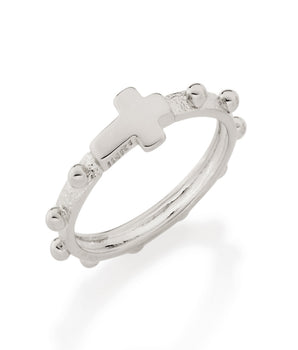RHODIUM PLATED RING