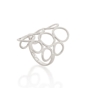 RHODIUM PLATED RING