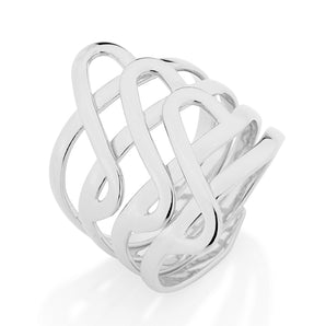 RHODIUM PLATED RING