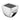 RHODIUM PLATED RING WITH STONE