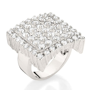RHODIUM PLATED RING