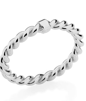RHODIUM PLATED RING