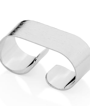 RHODIUM PLATED RING