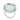 RHODIUM PLATED RING WITH CRYSTAL