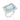 RHODIUM PLATED RING WITH CRYSTAL AND ZIRCONIA