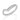 RHODIUM PLATED RING WITH ZIRCONIA