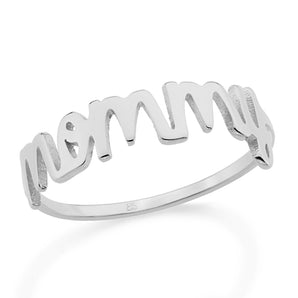 RHODIUM PLATED RING