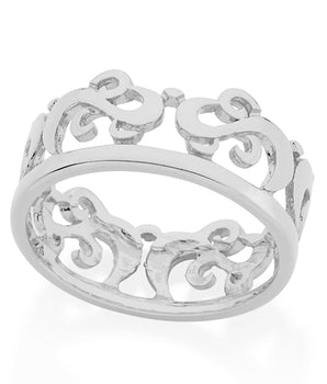 RHODIUM PLATED RING