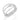RHODIUM PLATED RING