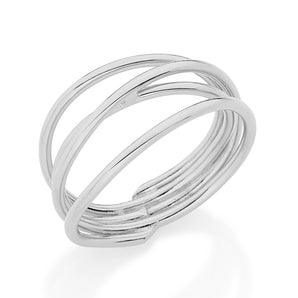 RHODIUM PLATED RING