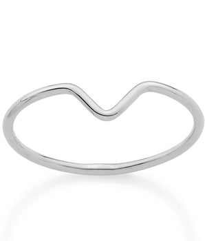 RHODIUM PLATED RING