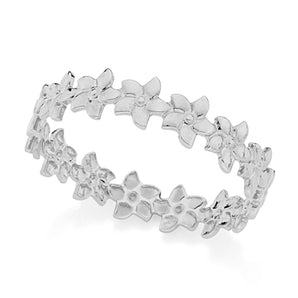RHODIUM PLATED RING
