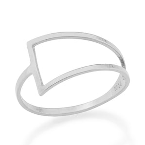 RHODIUM PLATED RING