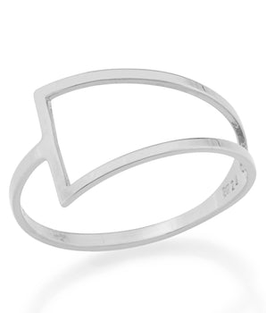 RHODIUM PLATED RING
