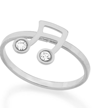 GOLD RING WITH CRISTAL