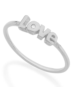 RHODIUN PLATED RING