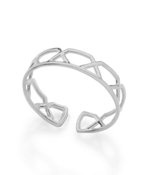 RHODIUM PLATED RING