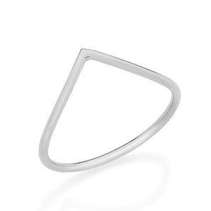 RHODIUM PLATED RING
