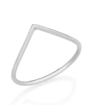 RHODIUM PLATED RING