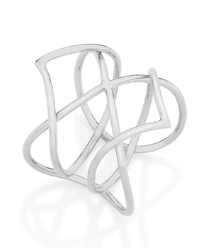 RHODIUM PLATED RING