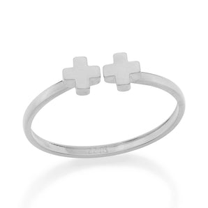 RHODIUM PLATED RING