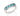 RHODIUM PLATED RING WITH CRYSTAL