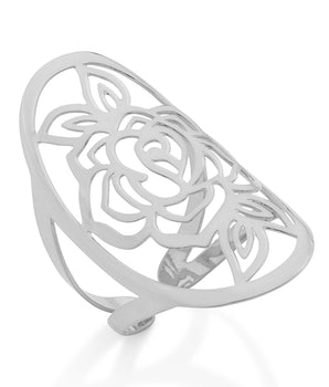 RHODIUM PLATED RING