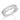 RHODIUM PLATED RING WITH ZIRCONIA