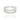 RHODIUM PLATED RING WITH ZIRCONIA