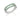 RHODIUM PLATED RING WITH ZIRCONIA