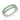 RHODIUM PLATED RING WITH ZIRCONIA