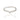 RHODIUM PLATED RING WITH ZIRCONIA