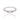 RHODIUM PLATED RING WITH CRYSTAL AND STONE