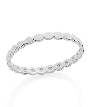 RHODIUM PLATED RING
