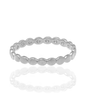 RHODIUM PLATED RING