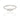 RHODIUM PLATED RING WITH ZIRCONIA