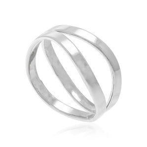 RHODIUM PLATED RING