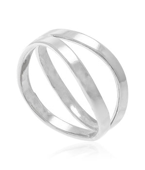 RHODIUM PLATED RING