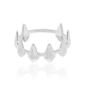 RHODIUM PLATED RING