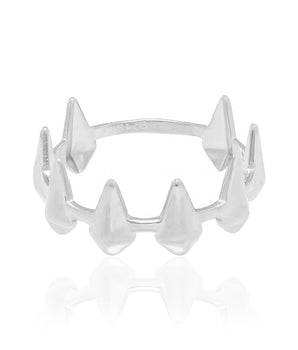 RHODIUM PLATED RING