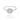 RHODIUM PLATED RING WITH ZIRCONIA