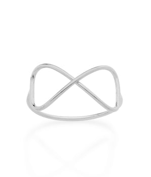 RHODIUM PLATED RING