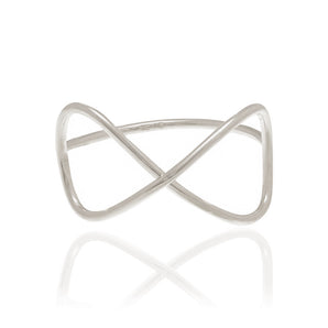 RHODIUM PLATED RING