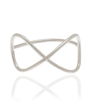 RHODIUM PLATED RING