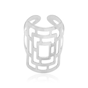 RHODIUM PLATED RING