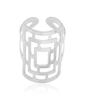RHODIUM PLATED RING