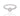 RHODIUM PLATED RING WITH ZIRCONIA