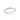 RHODIUM PLATED RING WITH ZIRCONIA